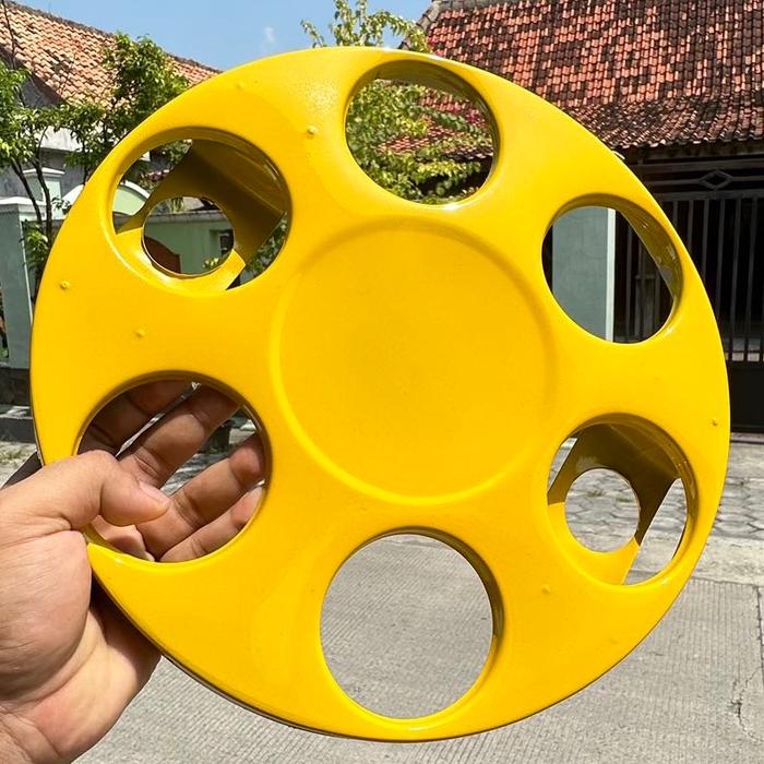 Gambar weldop ring donat lubang 5 dan lubang 6 (2pcs) Besi - Polos kuning, L6 dari BAKUL VARIASI MOBIL undefined Tokopedia