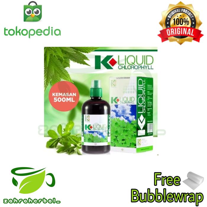 Gambar Klorofil Klink Original 500 Ml | K-Liquid Clorophyll | Cairan Herbal Detok Tubuh | Klorofil K Liquid dari zahraherbalNew undefined Tokopedia