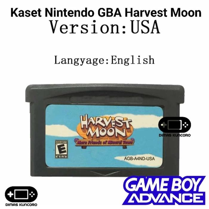 Gambar Kaset Nintendo Gba Harvest Moon Gameboy Advance Sp Micro Ds Lite Game Boy By Arbanat Market - Wanita dari ARBANAT MARKET undefined Tokopedia