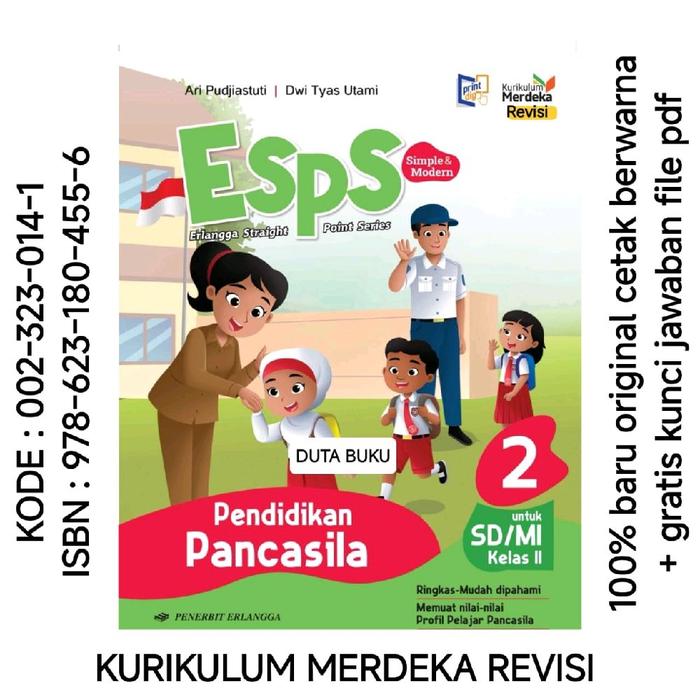Jual Esps Pendidikan Pancasila Revisi SD / MI Kelas 1 2 3 4 5 6 ...
