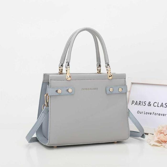 Gambar Paris Classic Tas Wanita Import Original Branded Terbaru Tas Fashion Hand Bag Wanita Tas Jinjing Selempang Wanita [3158] - GREY BLUE dari Paris and Classic undefined Tokopedia