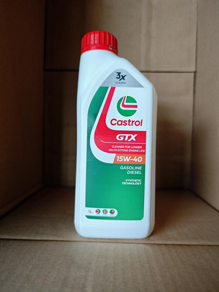 Gambar OLI CASTROL GTX 15W-40 1L BENSIN/DIESEL API SN/CF dari Ko Oli Manado undefined Tokopedia