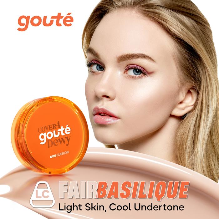 Gambar Goute Cushion Cover 4 Dewy - Flawless Minim Oksidasi & Ringan Long Lasting Goucushion - LC Fair Basilique dari Goute.id undefined Tokopedia