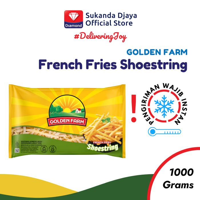 Gambar Golden Farm Kentang Beku French Fries Frozen Shoestring 1 Kg dari Sukanda Djaya undefined Tokopedia