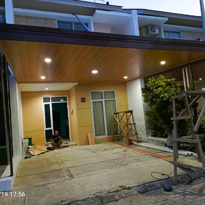Gambar Jasa Pasang Kanopi Plafon Baja Pvc Murah Sejabodetabek - Baja Ringan 0,75 Full Reng dari KanopiStore undefined Tokopedia