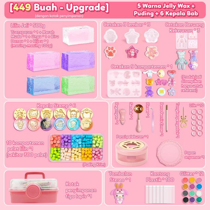 Promo [New Packaging] Mainan DIY Gantungan Kunci Akrilik Set Guka ...
