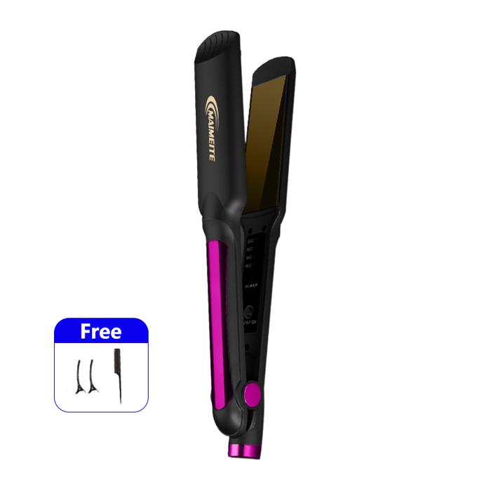Gambar MAIMEITE Catokan Rambut 2in1 Pelurus & Mengeriting Rambut Dengan 4 Pengaturan Suhu Gratis Sisir & Klip 10 Detik Pemanas 160-220 Derajat twist curl Meluruskan Straightener - merah dari Maimeite Hair Stylist undefined Tokopedia