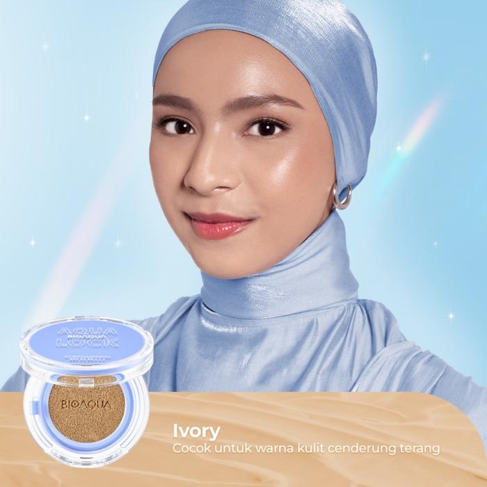 Gambar BIOAQUA AquaLock All Day Hybrid Cushion SPF 35 PA+++ - Ivory dari BeautyHaul_NEW undefined Tokopedia