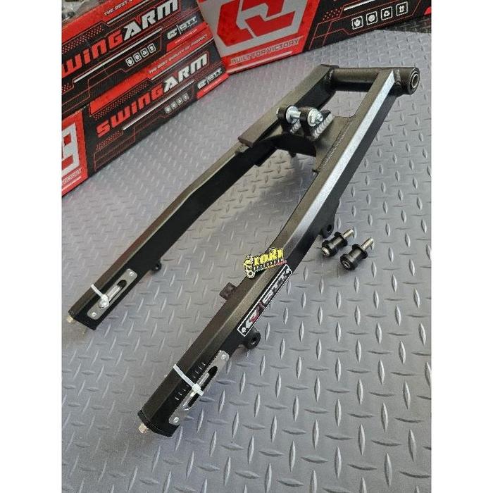 Gambar Swingarm Qtt Satria FU Raider 150 Hexagonal Mounting Atas Bawah - Mounting Atas, Black dari Lokimoto undefined Tokopedia
