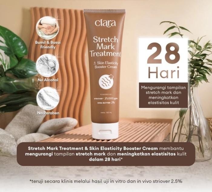 Gambar Ciara Stretch Mark Treatment & Skin Elasticity Booster Cream 150ml - Mengurangi Stretch Mark & Meningkatkan Elastisitas Kulit dalam 28 Hari dari TOKO DUNIA KECANTIKAN undefined Tokopedia