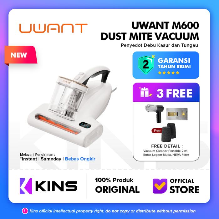 Gambar UWANT M600 Dust Mite 15Kpa Detektor Tungau Debu Cangkir Ganda Mite Vacuum dari KINS Official Store undefined Tokopedia