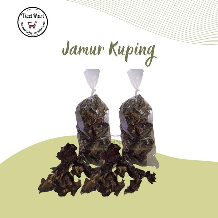 Gambar Jamur Kuping Kering 100gr dari Ticel Mart undefined Tokopedia