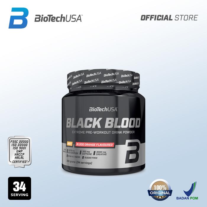 Gambar BiotechUSA - BLACK BLOOD PRE-WORKOUT 340 Gram Optimum Energy - Blood Orange dari BioTechUSA Store undefined Tokopedia