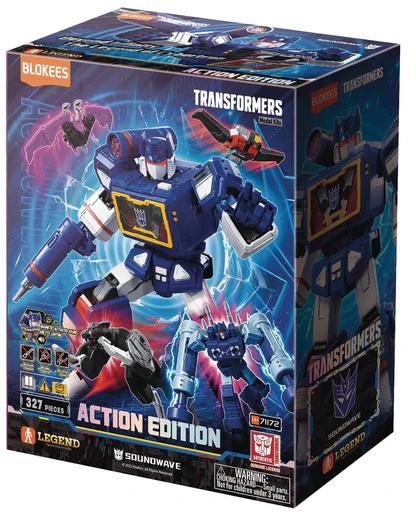 Gambar blokees X hasbro transformers action edition soundwave G1 version dari FUNToyShop undefined Tokopedia