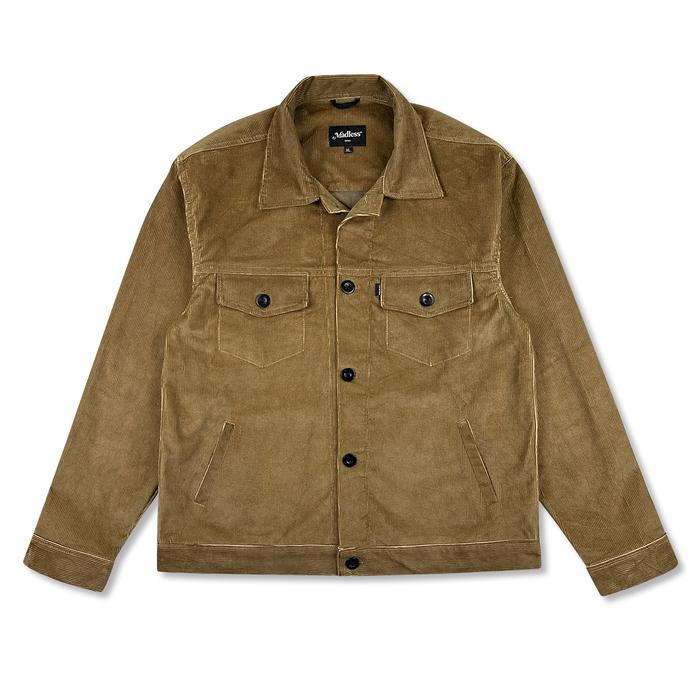 Gambar Madless Trucker Jacket Corduroy Polos | Work Jacket boxy | Long shirt | JC Blank - Khaki, M dari Madlesswear_NEW Kab. Tangerang Tokopedia