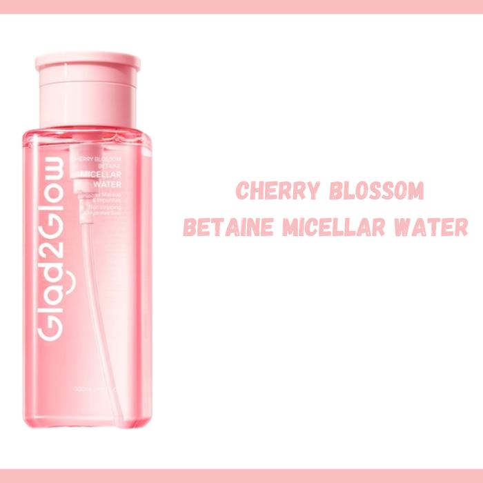 Gambar Glad2Glow Micellar Water 300ml/Cherry Blossom Betaine/Yuja Vitamin C Glow Boosting/Mugwort Salicylic Acid Acne Clear/Pembersih Make Up - G2G YujaVit Micellar, Glad2Glow dari kiosmart undefined Tokopedia