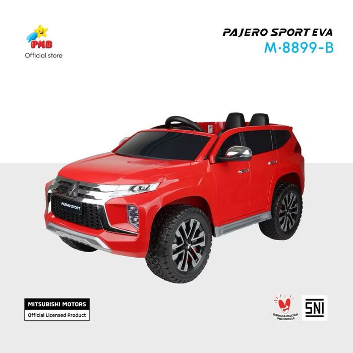 Gambar Mobil Aki Anak Model Pajero Sport Ban Karet Bisa Dinaiki Anak dengan Remote Control dan Pedal Gas M8899B PMB - Hadiah Mainan Remot Kontrol - Merah, Kardus dari PratamaSepeda undefined Tokopedia