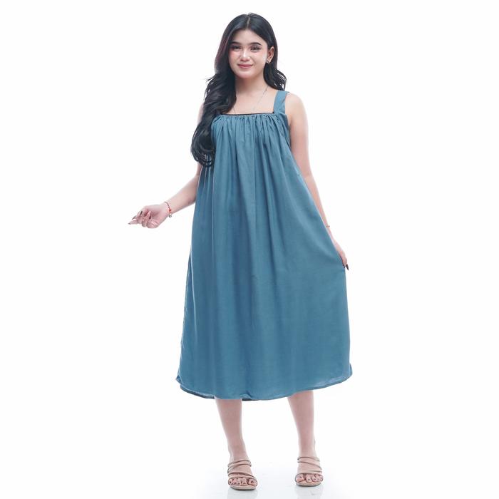 Gambar Daster Kekinian Busui Jumbo Yukensi big size Tanpa Lengan Tali Satu Daster Yukensi Viral Kekinian - Navy, Ld 130 dari AminatiDaster undefined Tokopedia