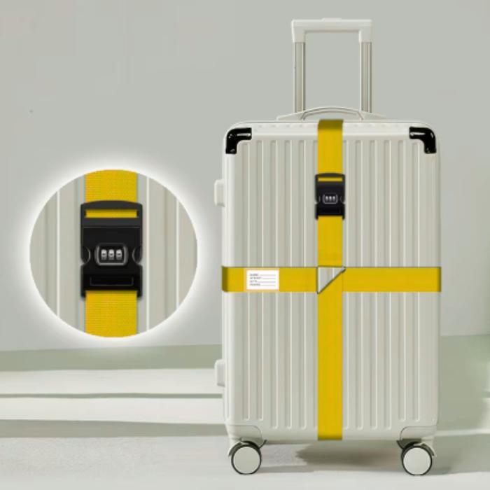 Pin Koper Promo TMS Sabuk Tali Pengaman Koper dengan Kunci Pin Angka Luggage ...
