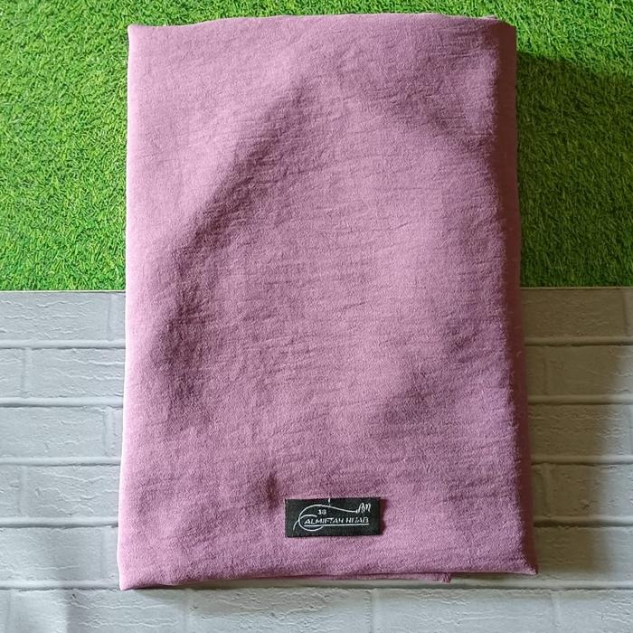 Gambar pashmina oval curve crinkle size L 170X85 Muslim Cantik Panjang Airflow - TARO dari almiftahhijab undefined Tokopedia