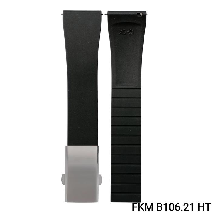 Gambar Tali Jam Tangan 21 MM Replacement Strap Rubber Cut To Fit 106.21 - FKM B106.21 HT dari Watch Band N strap undefined Tokopedia