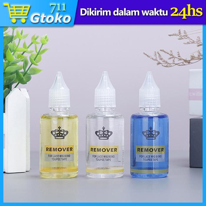 Gambar Wig Toupee Glue Remover / Cairan Pembersih Penghilang Lem Rambut Palsu 30 ml dari Tinnah Shop undefined Tokopedia