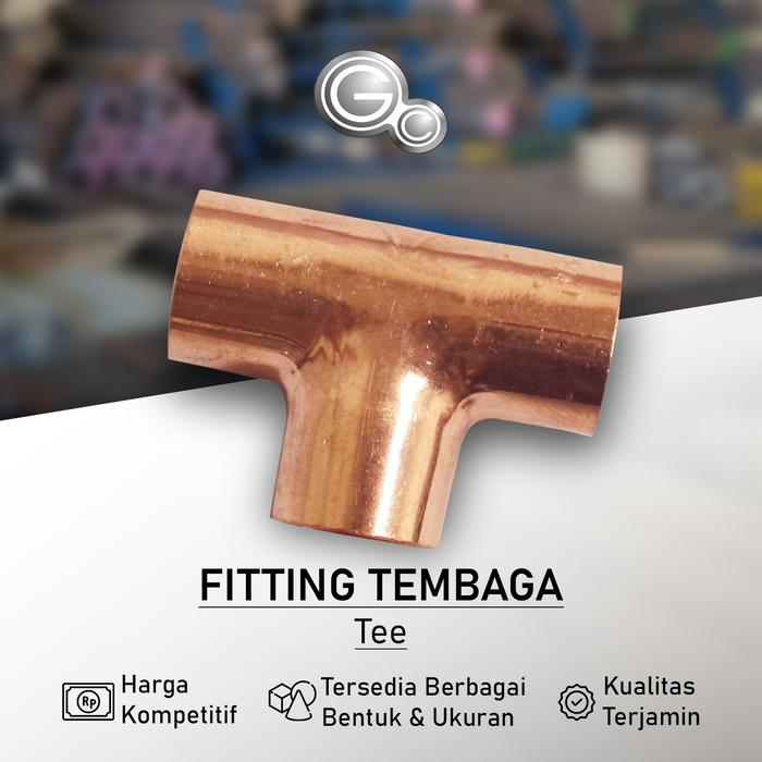Gambar Tee Tembaga EIKO 2 1/8 Inch dari Sutindo Shop undefined Tokopedia