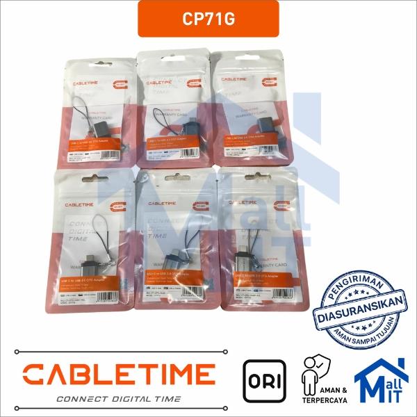 Gambar CABLETIME Adapter OTG USB C USB-C to USB 3.2 3.0 10Gbps 5Gbps Female Aluminum Adapter Converter Data Transfer Portable CP81 CP71 CP76 - CP71 Grey dari Mall IT Medan undefined Tokopedia