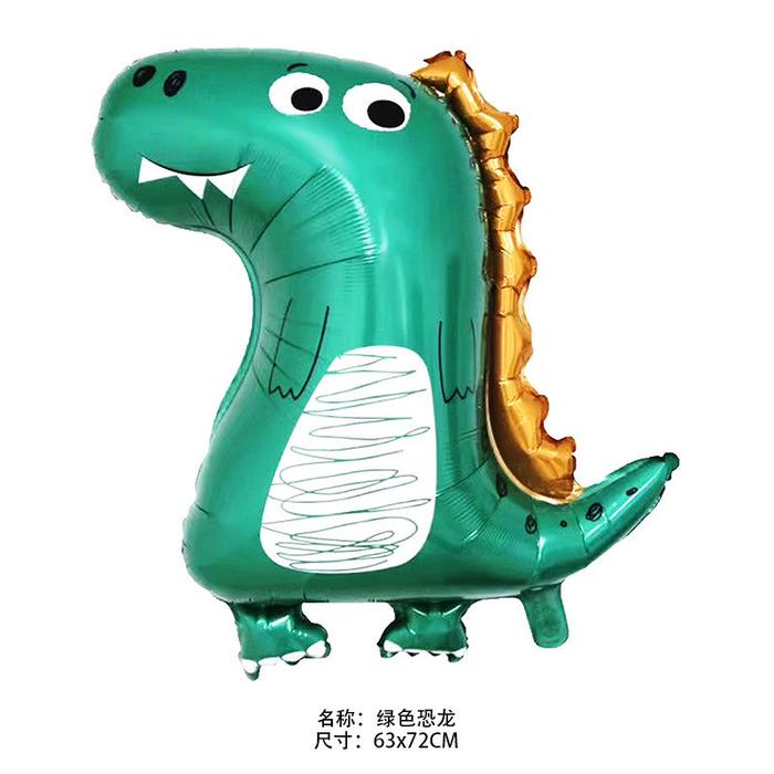 Gambar Balon DINOSAURUS / Balon Foil Dino Tyrex Raptor Triceratops Brontosaurus - Dino hijau CR Bsr dari Chocho party deco undefined Tokopedia