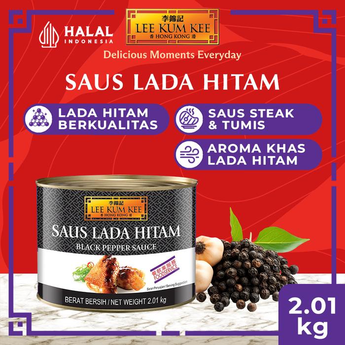 Gambar LEE KUM KEE Black Pepper Sauce Saus Lada Hitam 2.01 kg dari leekumkeeindonesia undefined Tokopedia