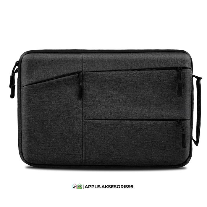 Gambar Tas Pelindung Laptop Sleeve Soft Case Macbook Pro Air M1 M2 13 14 inch - Hitam dari Apple.aksesoris99 undefined Tokopedia