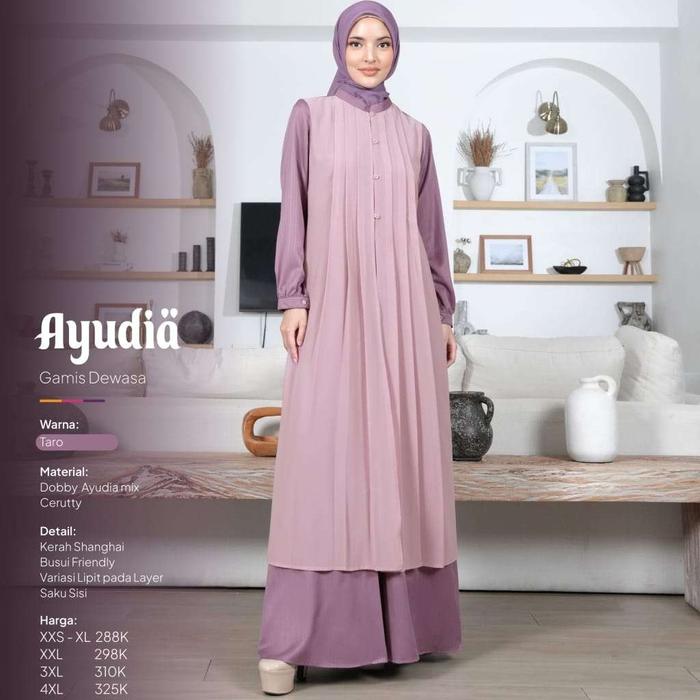 Gambar [AYUDIA TARO] - Sarimbit Nibras 2026 Terbaru Ayudia Taro - Sarimbit Keluarga - Sarimbit Lebaran Terbaru - GAMIS, XS dari Nibras House Blitar Ofc undefined Tokopedia