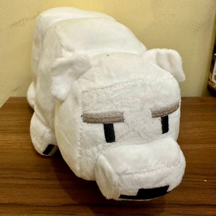 Gambar Mainan boneka plush Minecraft koleksi gamer kado ulang tahun games Minecraft Figure - Polar Bear dari Space Grosir undefined Tokopedia