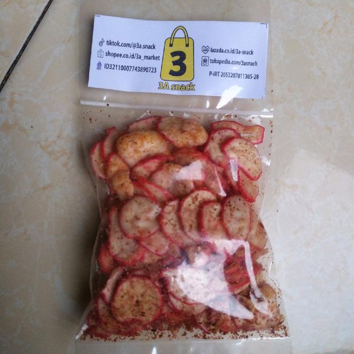 Gambar 3a Serba 2000 an, semua cemilan 3a snack Jajanan Makanan Food Basreng Pedas kripca  pedas Camilan Keripik Kering Kripik - seblak kering kencur dari 3a snack_NEW undefined Tokopedia