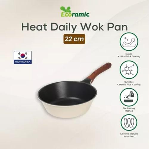 Gambar FREE GIFT SPESIAL - Ecoramic Heat Daily Wok Pan IH - Slim Wok Pan 24cm dari NEOZEN INDONESIA undefined 5 Tokopedia