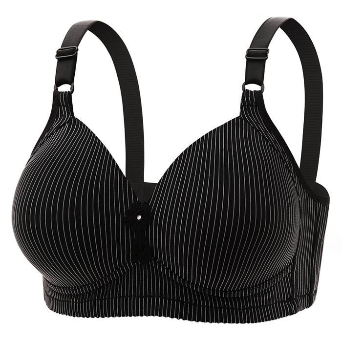 Gambar Bra Cup Besar BH Busa Tipis Tanpa Kawat Cup C - Hitam, 36 dari Ladies.wear undefined Tokopedia