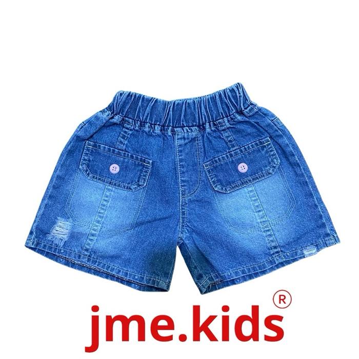 Gambar jme kids hotpant-celana pendek ripped jeans anak perempuan  usia 2th-7th variasi Kancing - bio blitch, M dari jme kids_NEW undefined Tokopedia