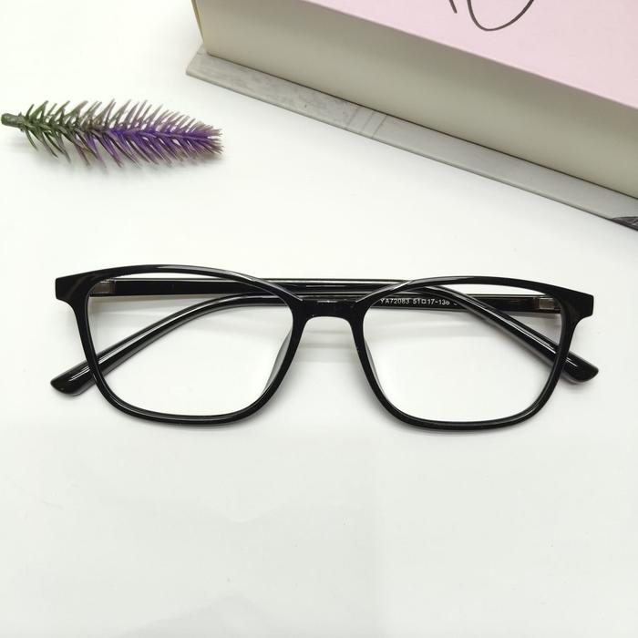 Gambar Kacamata minus Frame Lentur Model Kotak Kecil Lensa Photocromic Bluecromic Berubah Warna Dibawah Sinar Matahari [Beli 1 Kacamata Gratis 1 Kacamata random] - Hitam, Frame Only Lensa Bawaan dari ZEPA FASHION 03 undefined Tokopedia