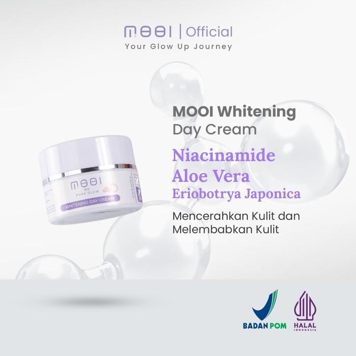 Gambar Mooi Pure Glow - Whitening Day Cream 10gr (Original 100%) dari ELSHEA BEAUTY undefined Tokopedia