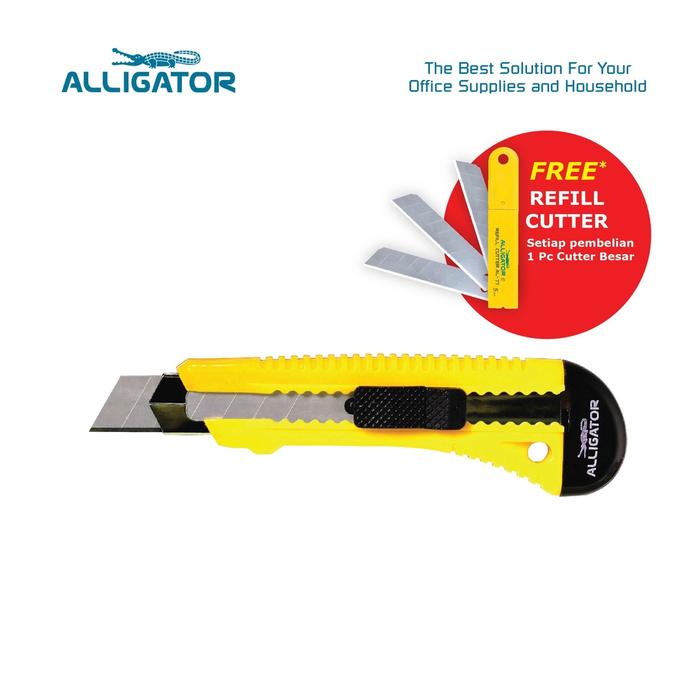 Gambar Alligator  Cutter AL - 77 - Kuning dari Faber Castell Indonesia undefined Tokopedia