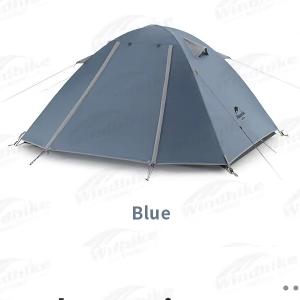 Gambar TENDA PROFESSIONAL 2 NATUREHIKE NH18Z022-P CAMPING 2P ORANG FOOTPRINT - STORM BLUE dari Naturehike Jakarta undefined Tokopedia