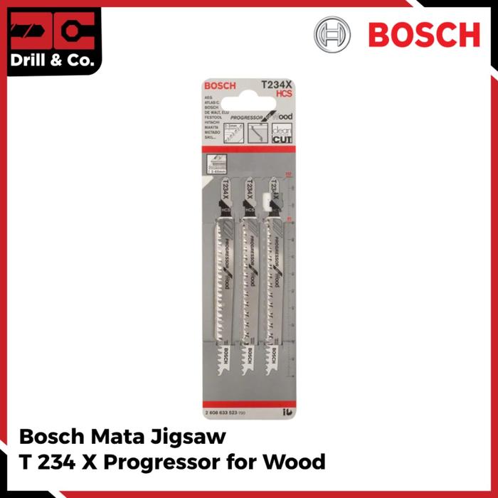 Gambar Mata Gergaji Jigsaw Bosch T234X (3Pcs) dari Drill&Co undefined Tokopedia