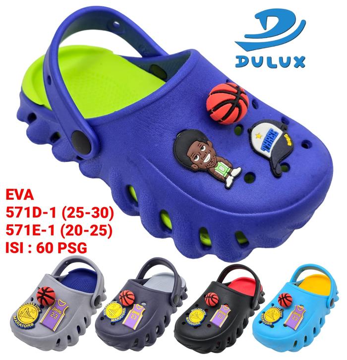 Gambar DULUX - SANDAL BAIM ANAK BASKET BALL 571E-D/1 UKURAN 20-30 - BIRU KUNING, 20 dari Dulux Store undefined Tokopedia