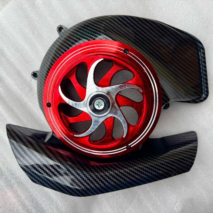 Gambar SPINNER MIO M3 CARBON SPINNER FINO 125 XRIDE 125 SPINNER CARBON Motorcycle Motor Sporty - MERAH SPINNER CARBON, Mio m3-fino 125-xride 125 soul gt 125 dari CARBON PERFORMANCE undefined Tokopedia