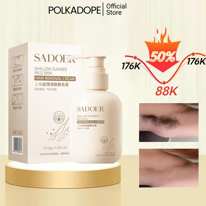 Gambar Krim Penghilang Bulu Perontok Bulu Kaki Cream Penghilang Bulu Ketiak Perontok Bulu Kemaluan Kemaluan Tanpa - 1pcs dari Polkadope Indonesia undefined Tokopedia