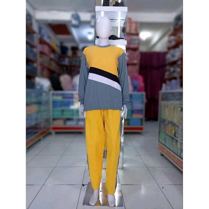 Gambar BAJU OLAHRAGA SMA Model kekinian - Kuning Hitam XL dari Anekaragamcollection undefined Tokopedia