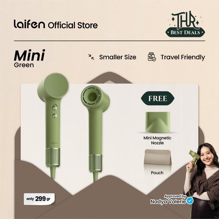 Gambar Laifen MINI High Speed Hair Dryer Pengering Rambut - Green dari Laifen Indonesia undefined Tokopedia