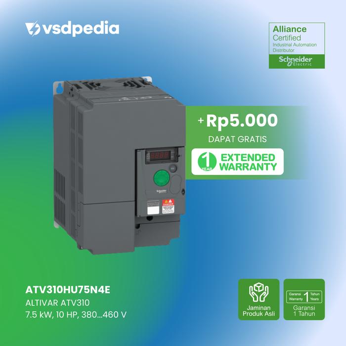 Promo SCHNEIDER ALTIVAR ATV310 INVERTER VSD VFD 7.5kW 10HP 380-460VAC ...