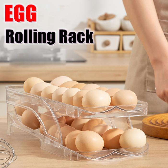 Gambar Household Automatic Rolling Egg Storage Box Kitchen Refrigerator Side Door Egg Preservation Rack 30 Egg Boxes 3layer Egg Storage dari alifiaaa salmaa$21 undefined Tokopedia