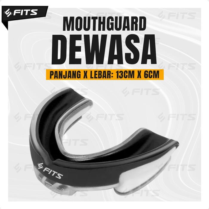 Gambar FITS Mouthguard - Pelindung gigi - Mouth Guard - Gumsil - GumShield - Hitam Dewasa dari SFIDN FITS Shop undefined Tokopedia